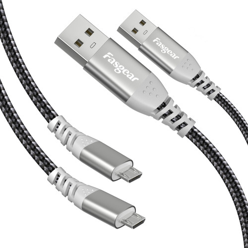 Et hundrede år Inspektion Vice US$ 14.99 - 5m Micro USB Cable, Fasgear 2 Pack Long Fast Charging Cord, Micro  USB Sync Cable Compatible with PS4 Controller, X-box, Galaxy S7/S6, Sony,  Nexus, Security Camera, Baby Monitor and
