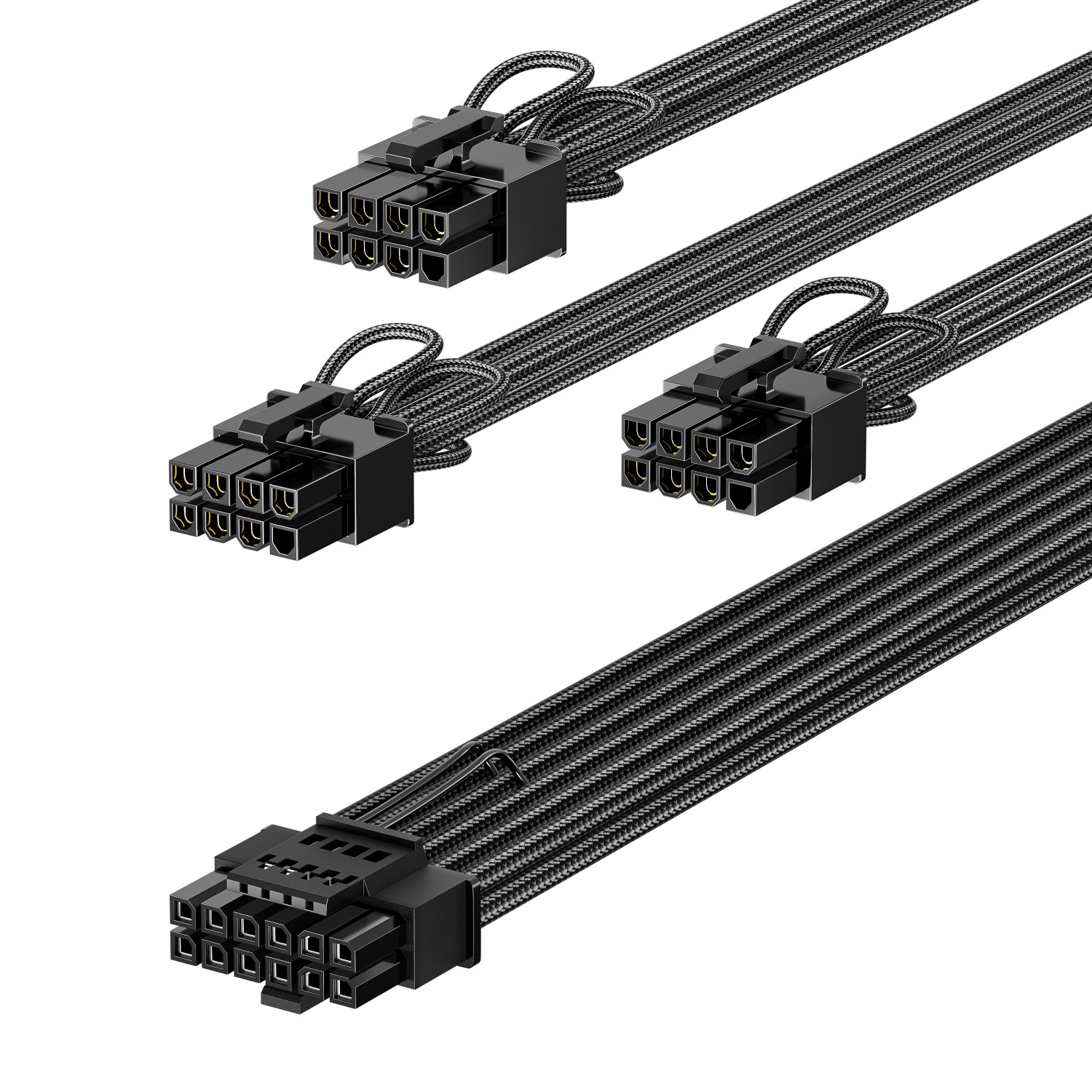 Fasgear PCIe 5.0 GPU Power Cable Sleeved 70cm | 16pin(12+4) 12VHPWR