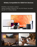 Fasgear HDMI 2.1 Cable 8K HDMI Cord Certified 48Gbps Ultra High Speed HDMI Cable Braided Nylon 8K@60Hz 4K@120Hz HDCP 2.3 Support eARC HDR10 3D Dolby Compatible for X-box One/PS5/Apple TV