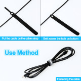 Fasgear Cable Ties, 50 PCS Reusable Cable Straps