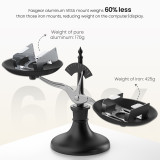 Fasgear Mac Mini M4 Mount Pure Aluminum VESA Mount Monitors Mounting Bracket with Anti-Theft Function, Metal Wall Mounted VESA Compatible with Mac-Mini M4 Pro 2024