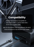 Fasgear PCIe 5.0 Power 12v-2x6 Cable 70cm for Modular PSU - 16pin (12+4) 12VHPWR Connector for RTX 5070 Ti, 4080, 4090, 4070Ti, 3090Ti