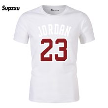 2020 оны шинэ брэнд хувцас, Жордан 23 эрэгтэй  даавуун Футболк Fitness Camisetas Футболк