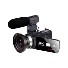 4K видео камер WIFI 18X дүрс бичлэг хийх нь Youbute Night Vision LCD LCD мэдрэгчтэй дэлгэцийн гар зураг фотографика бичлэгийн камер