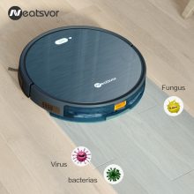 NEATSVOR X500 робот тоос сорогч, 1800PA хүчирхэг соруулт 1 гэрийн тэжээмэл үсний хуурай нойтон цэвэрлэгээ цэвэрлэх робот Авто цэнэглэгч вакуум