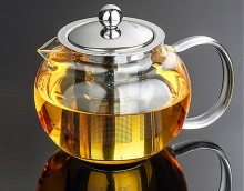 цайны аяга1PC 350ml 500ml 800ml 950ml 1300ml Зэвэрдэггүй цайны сав, шилэн цайны цайны иж бүрдэл
