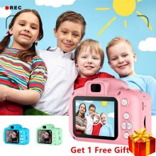 Хүүхдэд зориулсан Mini дижитал зургийн аппарат нь 2 инчийн HD дэлгэцийн зурагтай зурагтай хөөрхөн нялх хүүхэд төрсөн өдрийн бэлэг гадаа тоглоом