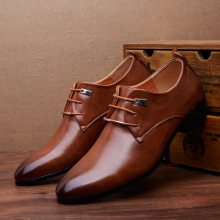 эрэгтэй арьсан гутал эрэгтэй бизнесийн хувцас сонгодог загварын бараан хар нэхсэн тор эрэгтэй гутал