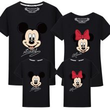 Гэр бүлд тохирох хувцас хүүхдүүд Minnie Mickey te пастел даавуун аав охидод тохирсон хувцас цамц маман филе гэр бүлийн харагддаг футболк, нэг хэсэг үнэ 23200