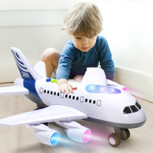 Хүүхдийн Тоглоомын Онгоцны Хүү Нялх Хүүхэд Хөгжмийн Уналтад Тэсвэртэй Инерцийн Тоглоом Автомашины Симуляцийн Зорчигч Тээврийн Нисэх Онгоцны Загвар A380