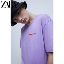 Zara Шинэ Эрэгтэй Оёдлын Богино Ханцуйтай Футболк