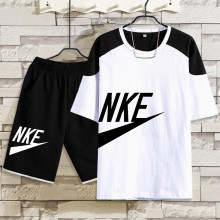 Nike Энгийн Эрэгтэй  Спортын хослол хувцас Албан Ёсны Вэбсайт Дахь Эрэгтэй Зуны Богино Ханцуйтай Футболк Хувцас
