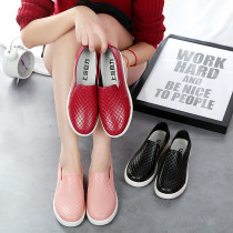 Өмнөд Солонгос Гуалиг Амны Борооны Гутал Эмэгтэй Насанд Хүрэгчдийн Доод Гулсах Ус Нэвтрүүлдэггүй Гутал Гал Тогооны Ажлын Резинэн Гутал Хайрлагчид
