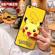 Vivo Pikachu X7plus Гар Утасны Бүрхүүл X6splus Силикон Уналтын Эсрэг X6a Бүх Зүйлийг Багтаасан Хажуугийн Бүрхүүл X6d Зөөлөн Бүрхүүл Цэвэр Улаан Телескоп Аюулгүйн Дэрний Хаалт Бүтээлч Хүүхэлдэйн Киноны Хос Эрэгтэй, Эмэгтэй Анимэ Pokémon