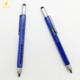 multi fuction metal tool pen with scales ruler,gradienter,screwdriver functions
