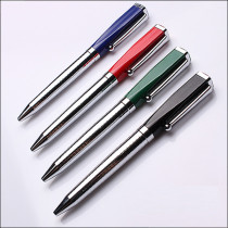 heavy square head needle shaped multiple colors metal ball pen