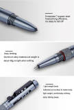 aluminum alloy multifunction outdoor self defence ball pen
