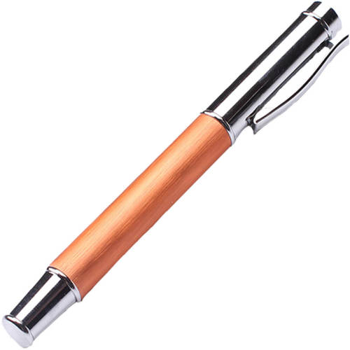 promotion metal roller coffee pen with flat head