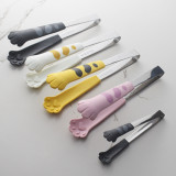 Creative cat claw cute food clip bread clip stainless steel dessert clip