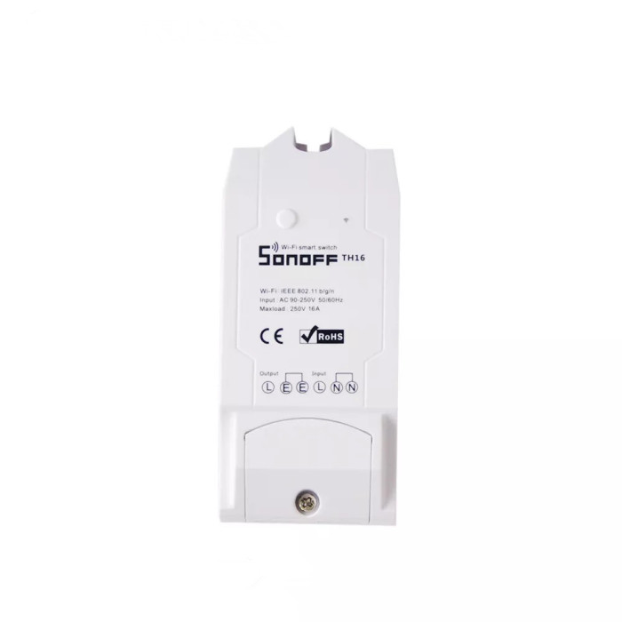 US$ 7.30 - Sonoff TH16 Smart Wifi Switch Monitoring Temperature Humidity  Wifi Smart Switch Home Automation Kit Works With Alexa Google Home -  www.wifi-smart-home.com