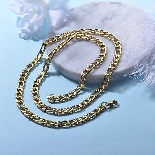 NK 6mm Wide Chain Necklace for Women