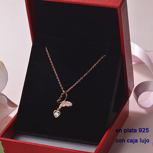 Collar de Plata 925 con Circones para Mujer -PLNEG190-22353
