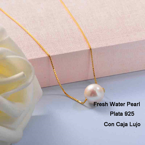 Colliers de Plata 925 Puro para Mujer -PLNEG191-24276
