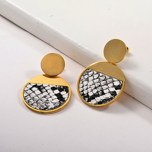 Gold Plated Jewelry  Stainless Steel  Polymer Clay Earrings