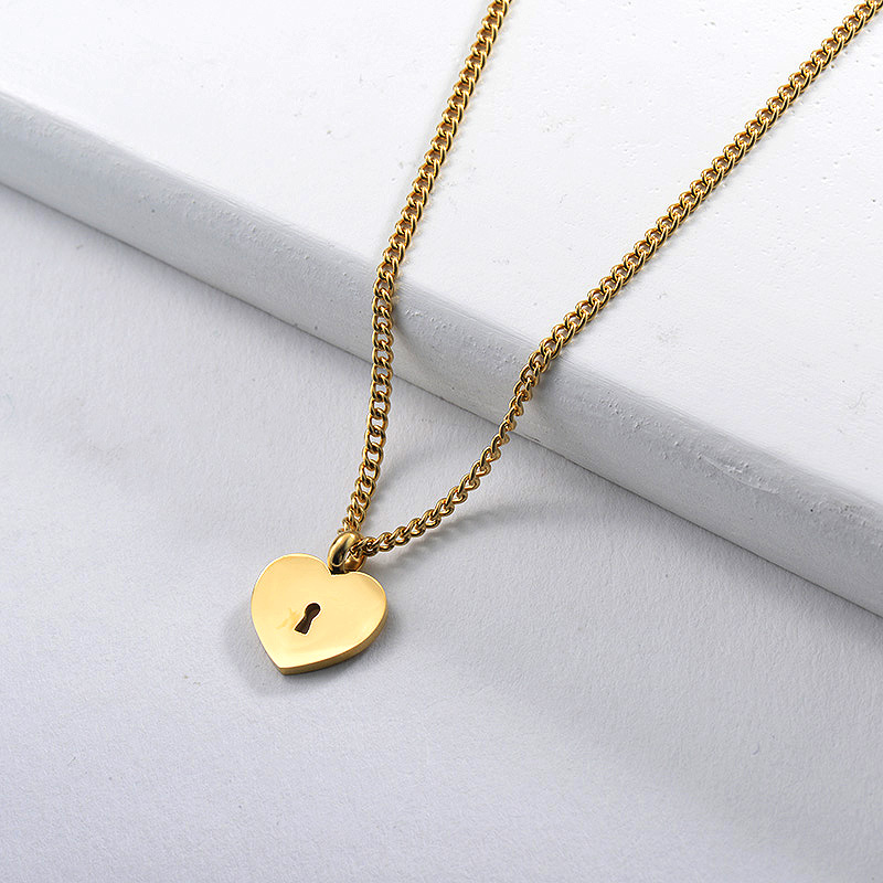 Cute gold necklace for girlfriend online