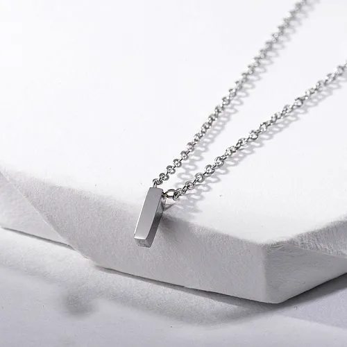 Elegant Letter I Charm Initial Necklace For Women