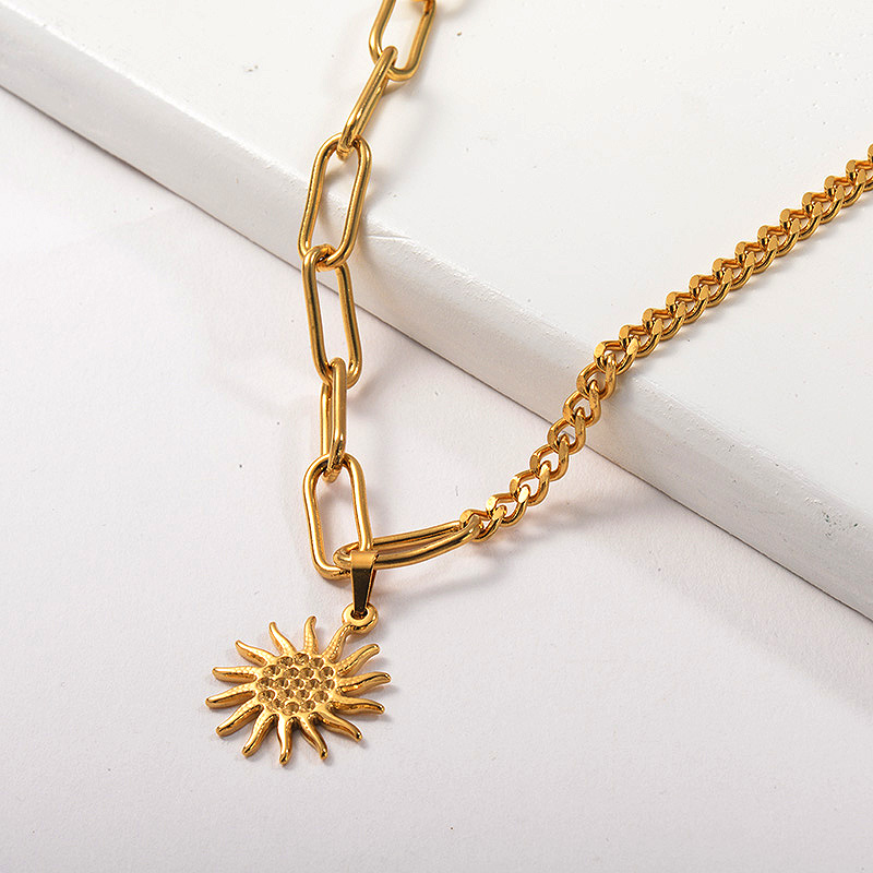 ★VINTAGE HOLLYWOOD★送料込★韓国★Round Mix Chain Necklace $_12.JPG?set_id=880000500F