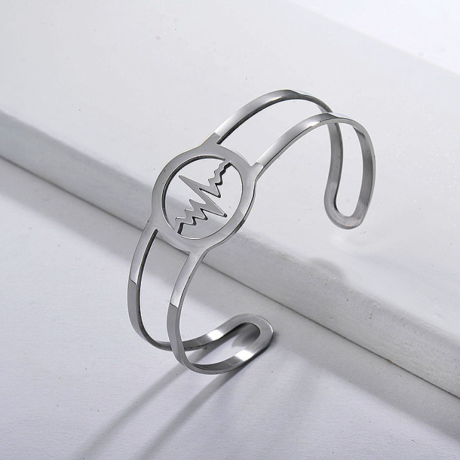 Pulsera de Acero Inoxidable para Mujer -SSBTG126-8198