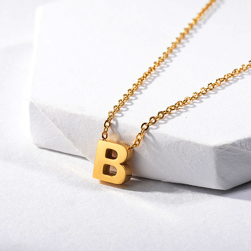 Letter b charm gold Clearance