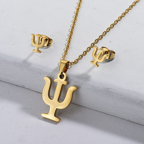 Gold Karriere Symbol Halskette Schmuck Sets
