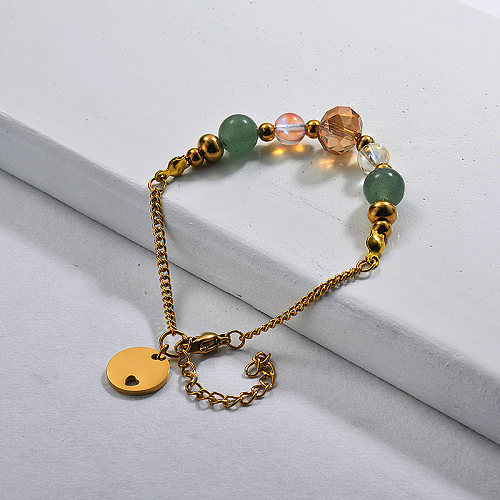 Bracelets de perles avec breloque en perles d'eau douce003