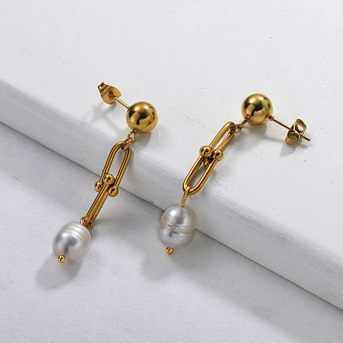 Fresh Water Pearl Drop Earring