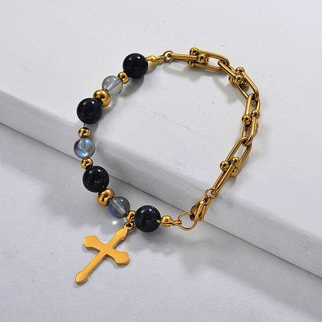 T Chain Charm Bracelet for Women