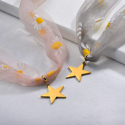 Star Chocker Necklace for Girls