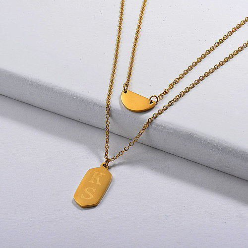 Gold Plated Multi layer Necklace