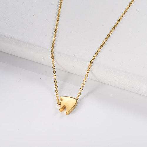 Simple small animal gold necklace