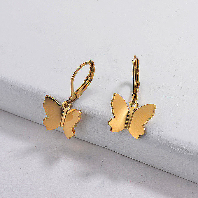 Wholesale Stainless Steel Butterfly Earrings