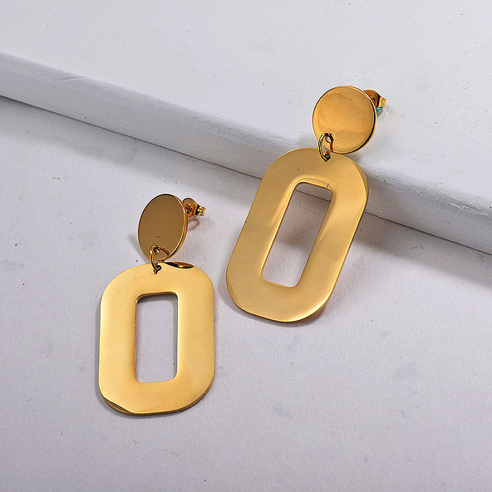 Gold Plated Statement Earrings