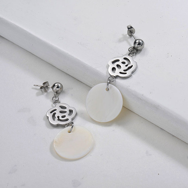 Stainless Steel Design Fashion Drop Earrings