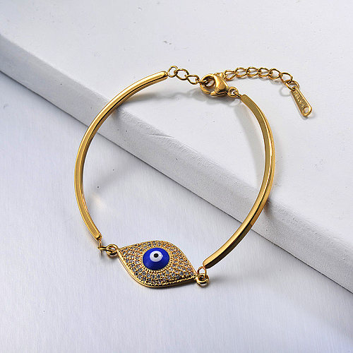 Devil Turkish Talisman Jewelry Evil Blue Eye Bracelet For Women Jewelry