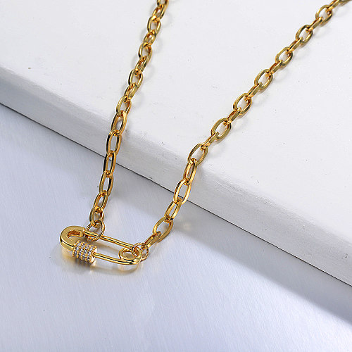 Little Tingzi gold choker necklace