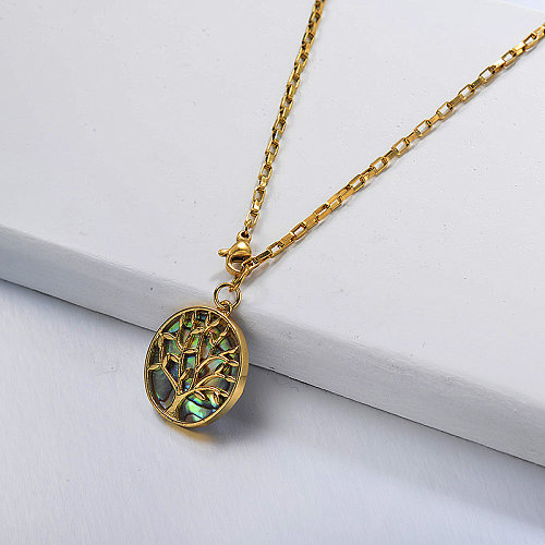 Tree of Life Fashion Gold Necklace