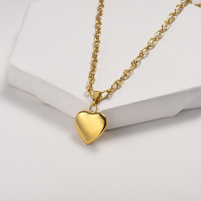 gold chain design fashion Heart pendant