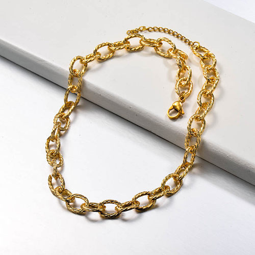 Stainless Steel Chain Link Necklace