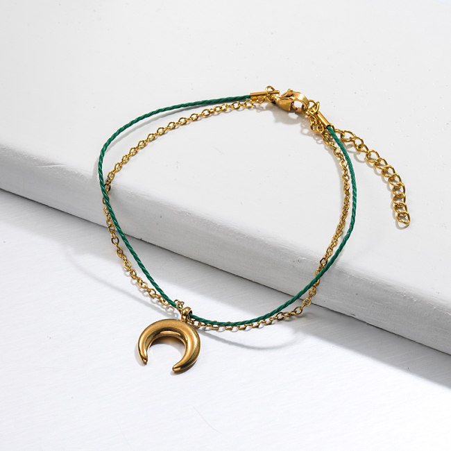 Stainless Steel Charm Bracelets -SSBTG142-32133