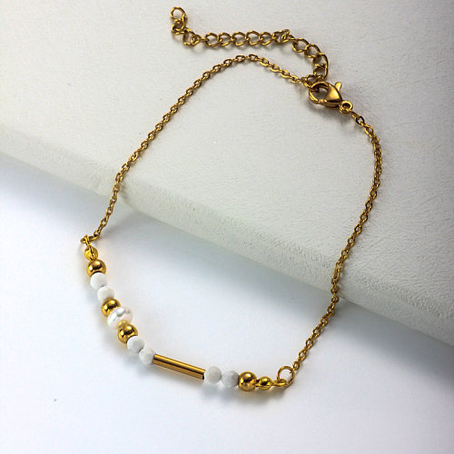 Bracelets de perles en acier inoxydable -SSBTG142-32051